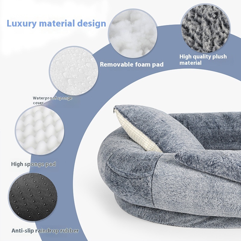 Dog Bed Adult Kennel Removable And Washable Pet Bed - Image 5