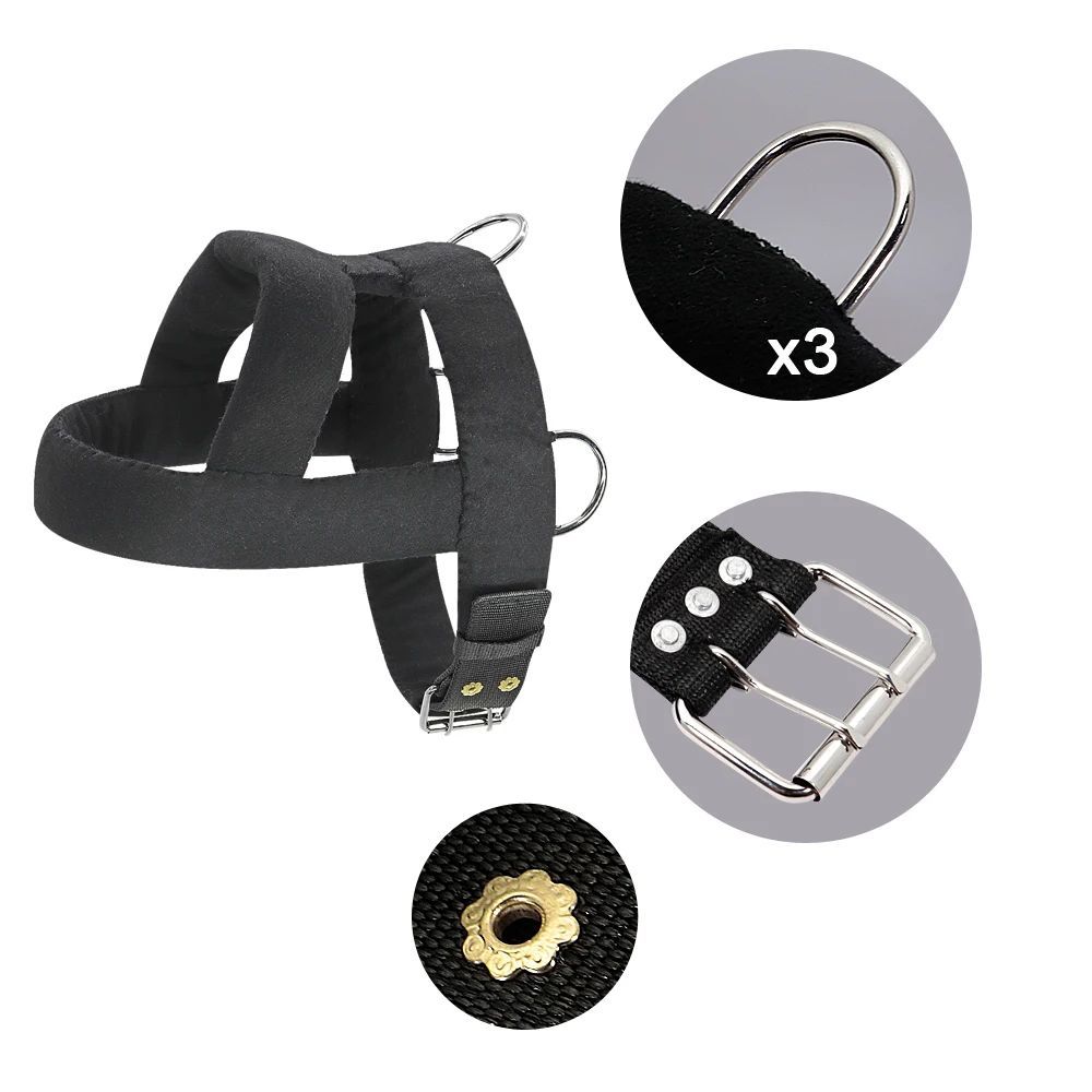 Dog Weight Pulling Harness Soft Padded Dogs Harnesses Pitbul - Image 9