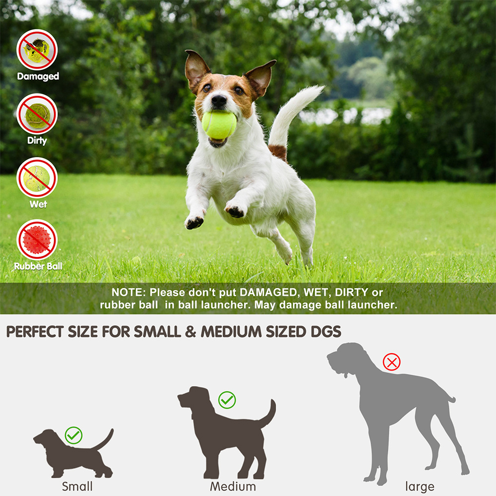 Automatic Throwing Machine Pet Outdoor Toy Ball Dog Tennis Launcher Dog Walking Tool - Image 7
