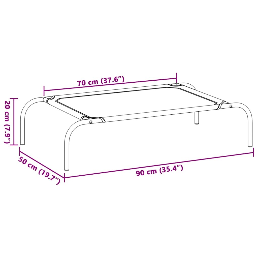 Elevated Dog Bed S Textilene Elevated Dog Bed - Image 2