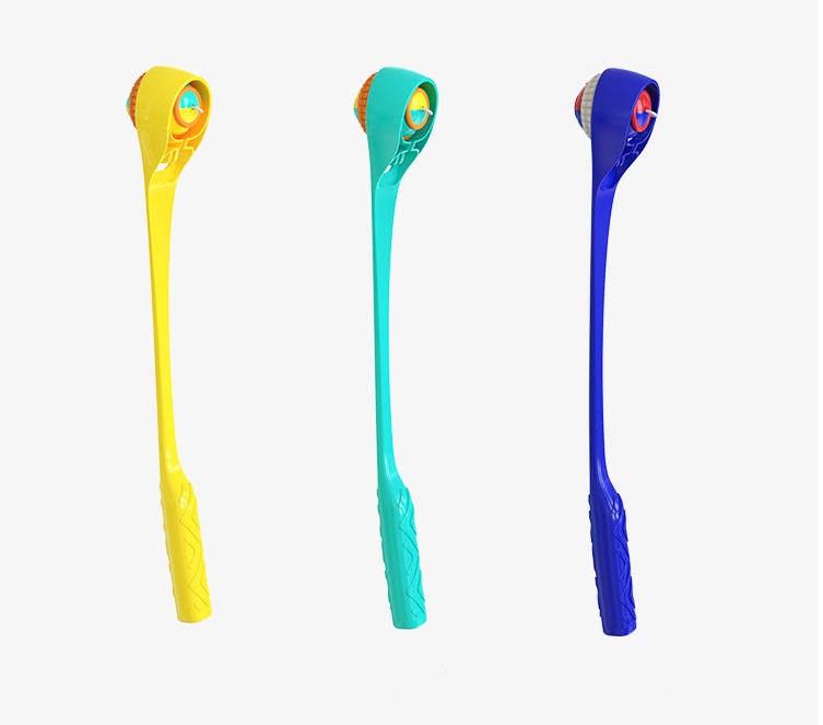 Outdoor Dog Toy Throwing Cue Ball Thrower - Image 2