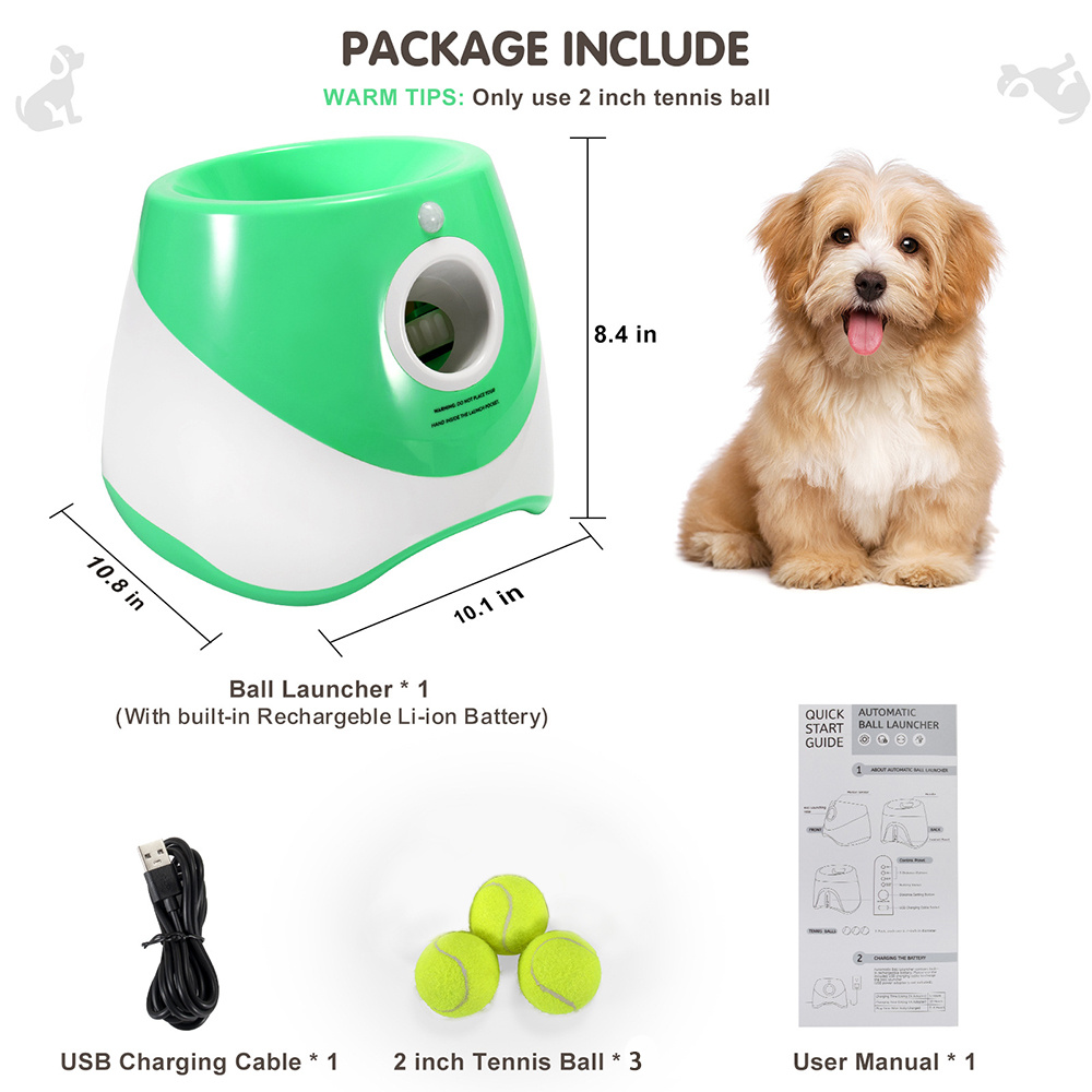 Automatic Throwing Machine Pet Outdoor Toy Ball Dog Tennis Launcher Dog Walking Tool - Image 5