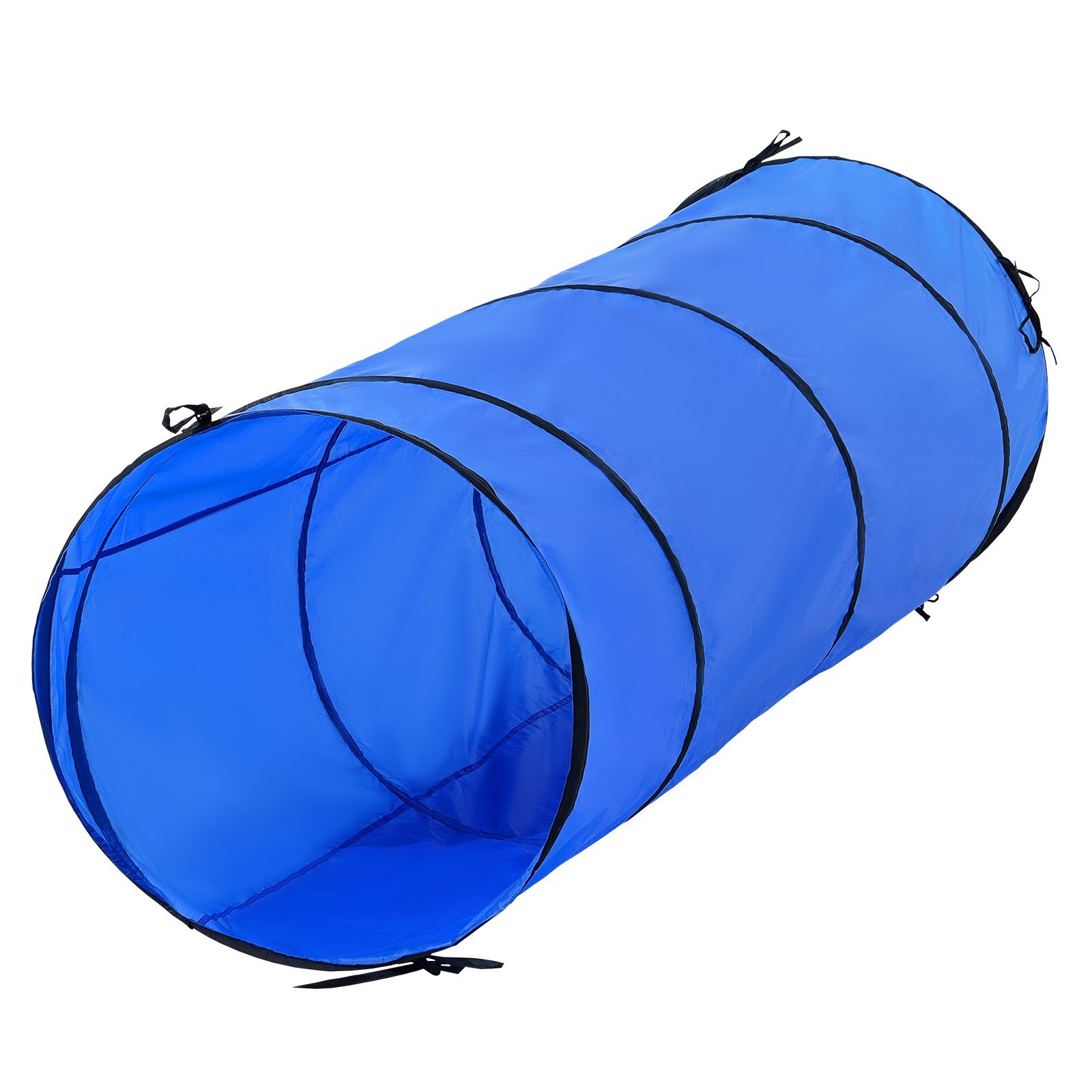 Dog Agility Training Equipment, 5 PCS Set With Adjustable High Hurdles,6 Weave Poles, Tunnel, JumpRing, Pause Box, Whistle, Foldable Bowl, Puppy Obstacle Course Kit With Storage Bags - Image 6