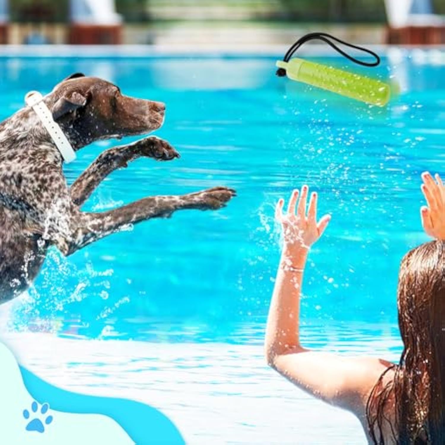 Floating Dog Pool Toys - Interactive Fetching Dog Water Toys For Hiding Food, Lightweight TPR Bumper Toys With Rope For Summer Outdoor Dogs Training Playing - Image 3