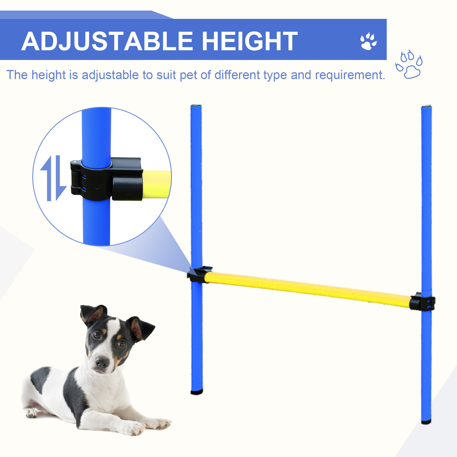 Backyard Competitive Dog Agility Training Kit Obstacle Course Equipment - Image 8